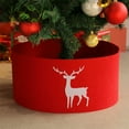 thumbnail image 1 of Honmine Christmas Tree Felt Cover Skirt, Festive Holiday Tree Mat Decoration, Seasonal Scene Setting Base for Xmas Tree, Home, Party, Themed Decor, 1 of 6