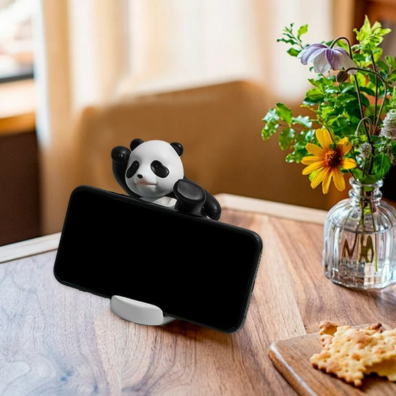 Honmine Desktop Cell Phone Holder, Cute Cartoon Office Desk Organizer, Novelty Home Decoration Small Ornament, Creative Gift for Workspace, Table Display