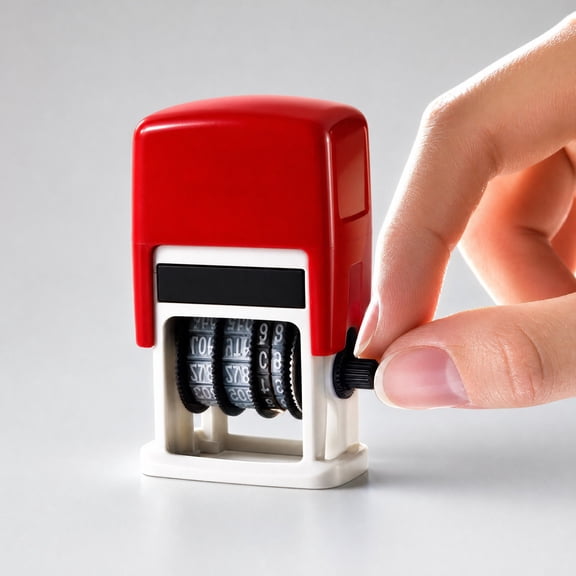 Honmine Early Ink Return Date Machinery, Automatic Ink Return Teacher QC Quality Inspection Qualified Machinery, Self Inking Date Stamper For Office, Desk