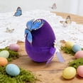 thumbnail image 1 of Honmine Extra Large Flocked Easter Eggs, Big Decorative Foam Eggs for Home, Shop Window, and Party Decorations, Spring Holiday Display Ornament for Various Settings, 1 of 6