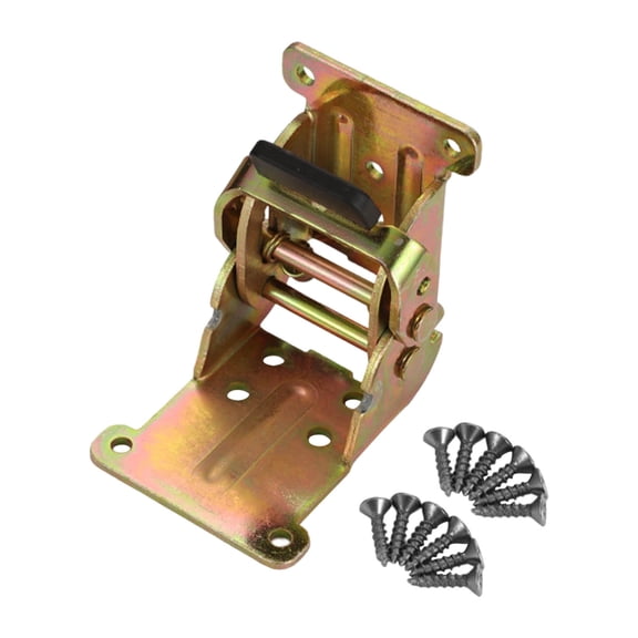 Honmine Folding Table Heavy Duty Folding Bracket, Lock Hinge Hardware for Table Legs, 4 Pcs 90 Degree Self Locking Hinge for Workbench