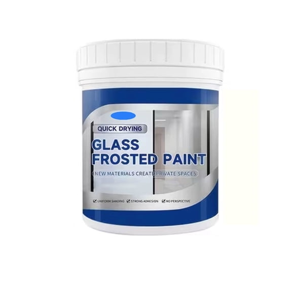 Honmine Frosted Glass Paint, Protection Waterproof Coating for Windows and Doors, DIY Privacy Film Solution for Home, Office, and Bathroom Glass Surface Treatment