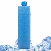 Honmine Ice Blocks for Cool Bags and Cooler, 6.3x1.6 Inch Long Lasting Reusable Freezer Packs, Small Ice Crystal Boxes with 7oz Water Capacity for Portable Air Conditioner
