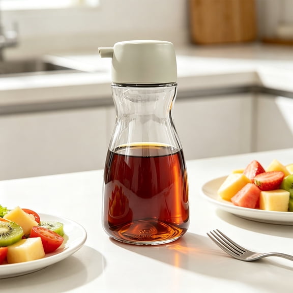 Honmine Japanese Style Glass Seasoning Bottles, 4 Styles Available 2 Colors, Perfect Choice for Kitchen Countertop Storage, Oil, Vinegar, Soy Sauce
