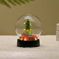 thumbnail image 1 of Honmine LED Night Light Christmas Decor, Transparent Ball Ornament with Warm White Glow, Battery Operated Desktop Decoration for Holiday, Tree, Tabletop, 1 of 6