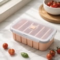 thumbnail image 1 of Honmine Large Capacity Multi Compartment Silicone Lunch Box, Soup Box Food Storage Box Food Grade, Bento Bowl Lunch Box for Microwave Freezer, 1 of 5
