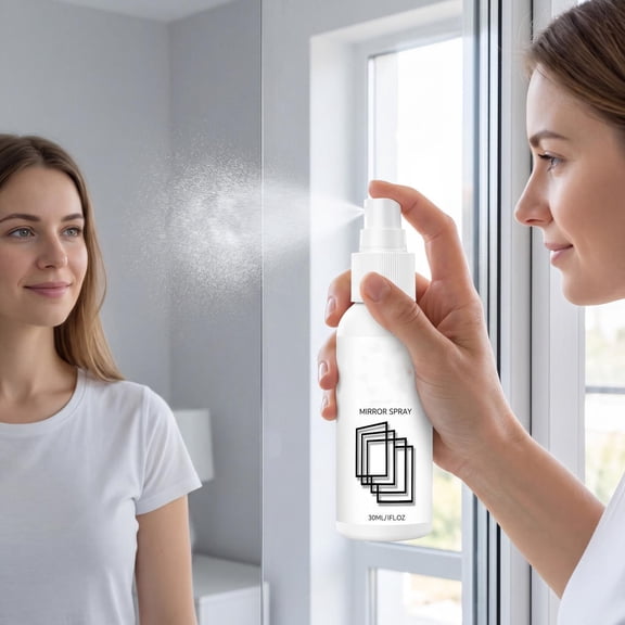 Honmine Mirror Window Film Spray Temporary, Reflective Coating Spray for Home Glass Window, Peep Mirror Effect Spray for Privacy Day Night 1 fl oz