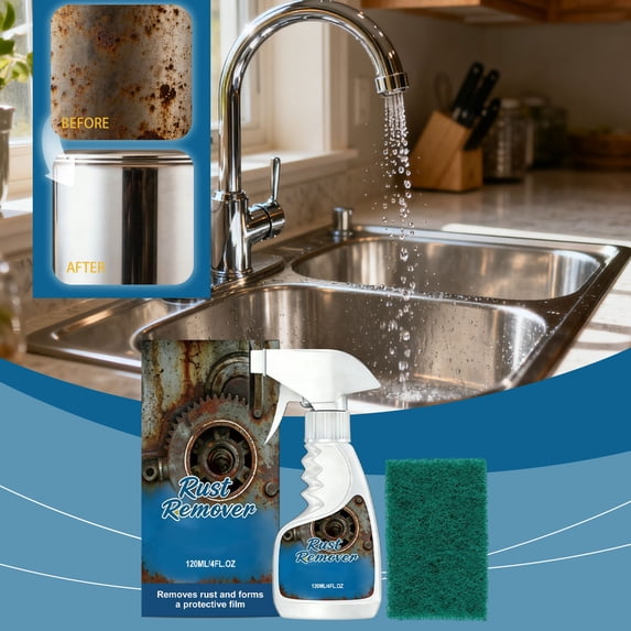 Honmine Multi-Purpose Stain Remover, Rust Eliminator Spray, Heavy Duty Cleaner for Metal Surfaces, Fabric, Porcelain, Outdoor Gear