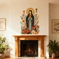 thumbnail image 1 of Honmine Our Lady of Guadalupe Wall Decal, December 12 Feast Decorative Peel and Stick PVC Sticker, Removable Wall Art for Home, Room, Religious Decor, 1 of 9
