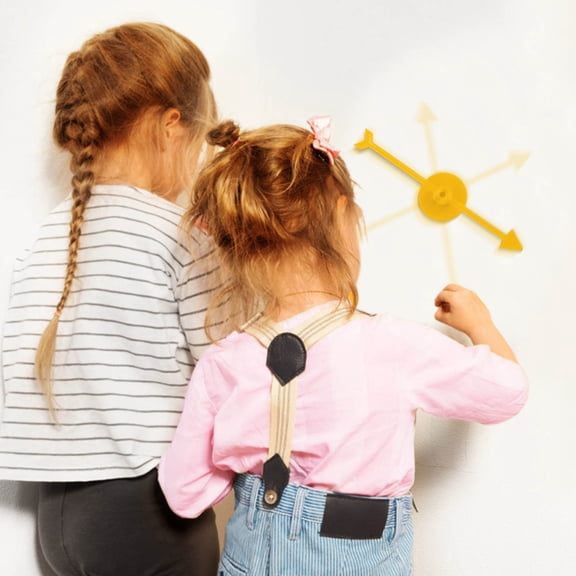 Honmine Rotating Arrow Board Game Set, Suction Cup Plastic Pointer for Party Games, Interactive Spinner Arrow for Family Activities, Group Entertainment