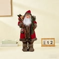 thumbnail image 1 of Honmine Santa Claus Doll 12 Inch Tall, Standing Position for Display, Christmas Decoration for Window, Mantel, Gift Idea, Holiday Tradition, 1 of 6