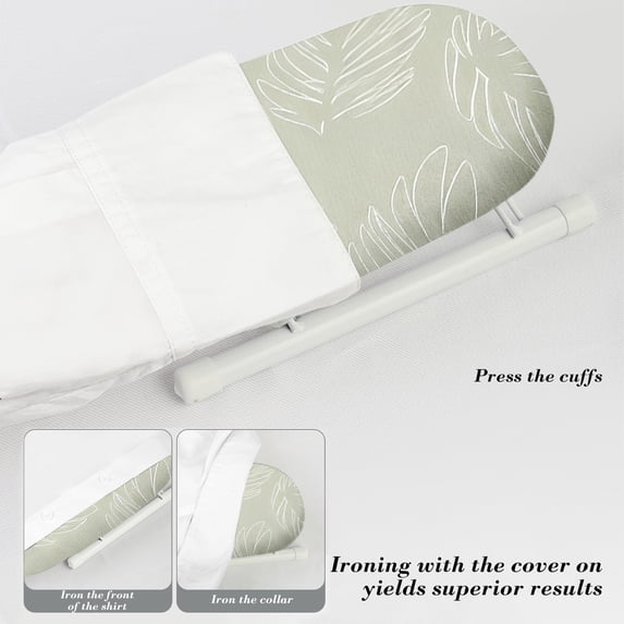 Honmine Small Ironing Board, Portable Sleeve Ironing Surface with Foldable Design, Household Accessory for Cuff, Neckline, Garment Care