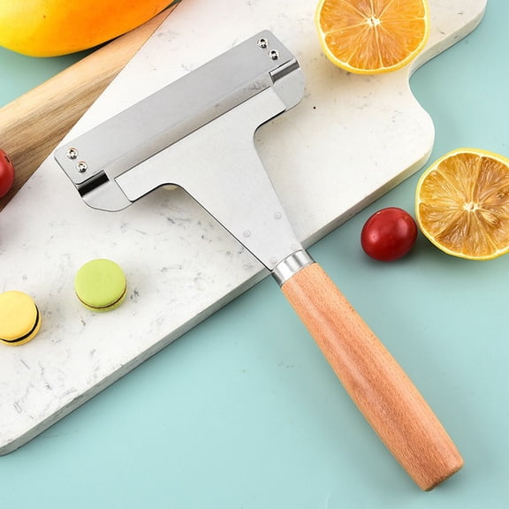 Honmine Stainless Steel Grater Scraper, Kitchen Peeler with Blade, Multi-Function Slicer Shredder for Vegetables, Cheese, Chocolate, Dishwasher Safe