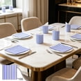 thumbnail image 1 of Honmine Striped Paper Napkins Disposable, Cocktail Napkins for Party Use 100pcs, Colorful Stripe Print for Wedding, Hotel, Holiday Gathering, Bar, Kitchen, 1 of 6