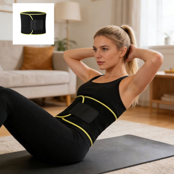 Honmine Unisex Sweat Wicking Belt, Quick Drying Lumbar Support Belt, Moisture Wicking Waist Band for Gym, Workout, Running, Daily Use