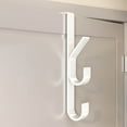 thumbnail image 1 of Honmine Vertical Bar Over Door Hook, No Drill Punching-Free Organization Hook, Multi-Purpose Hanger for Clothes, Bags, Belts and Jewelry Storage, 1 of 6