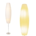 thumbnail image 1 of HonoDing Paper Floor Lamp, Rice Paper Lamp for Living Room, Japanese Floor Lamp Rice Shade for Bedroom, Office& Living Room-Beige(Oval), 1 of 7
