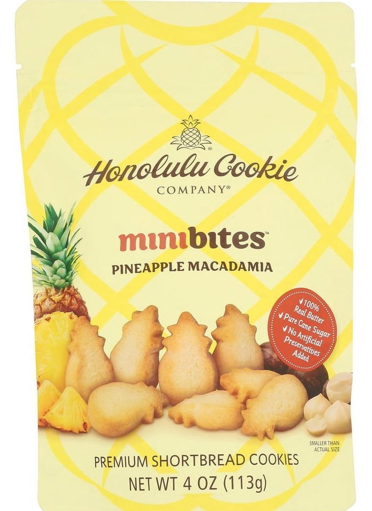 Honolulu Cookie, Pineapple Macadamia Cookie Mini Bites, Hawaiian