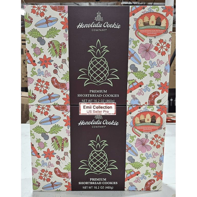 Honolulu Cookie Company Premium Shortbread Varity Cookies