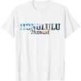 thumbnail image 1 of Honolulu Hawaii Hawaiian Islands Surf Surfing Surfer Gift T-Shirt, 1 of 4