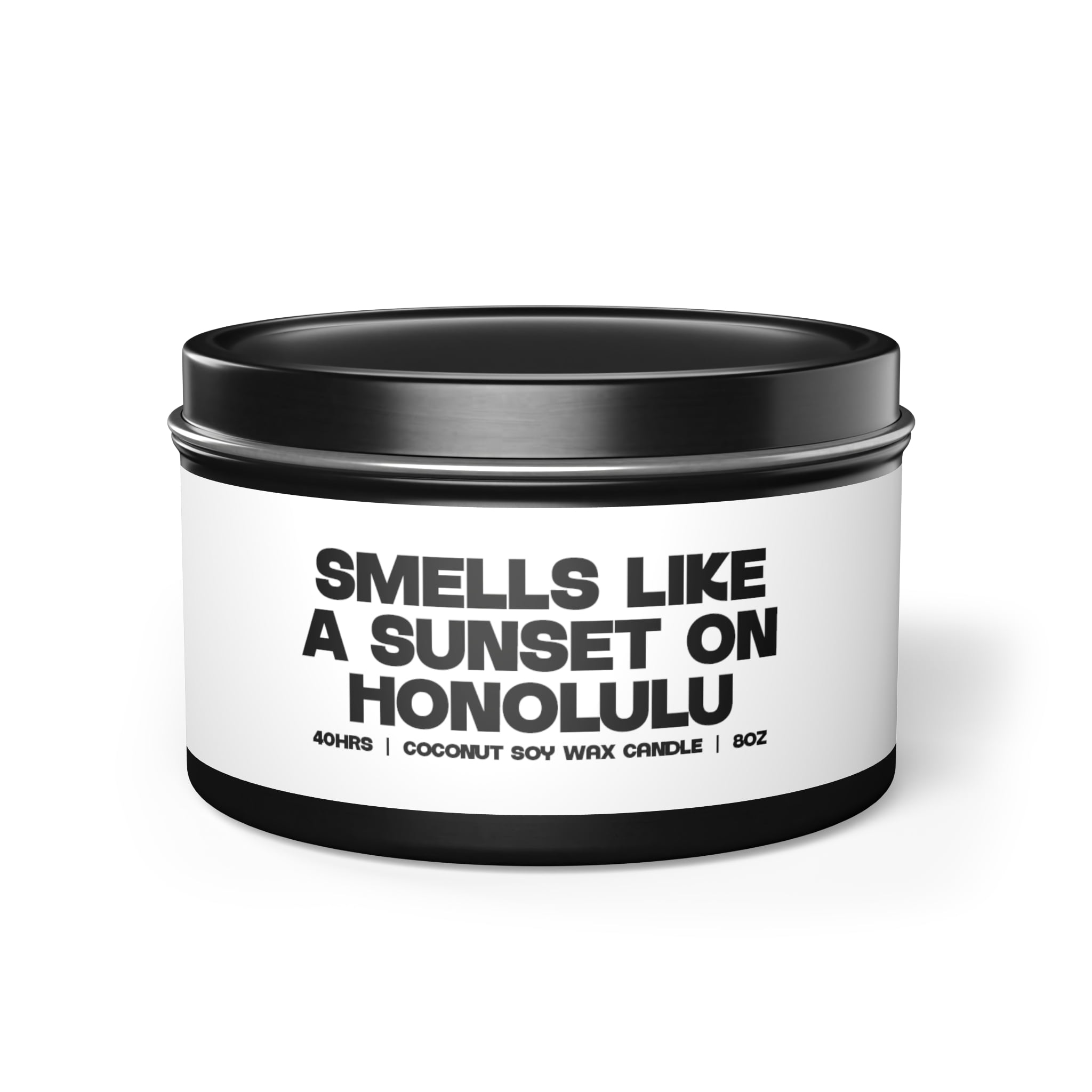 Honolulu Hawaii Moving Away Best Friend Tin Candle Gifts Home Office