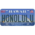 thumbnail image 1 of Honolulu TAG01 Novelty Car Auto License Plate, 1 of 3