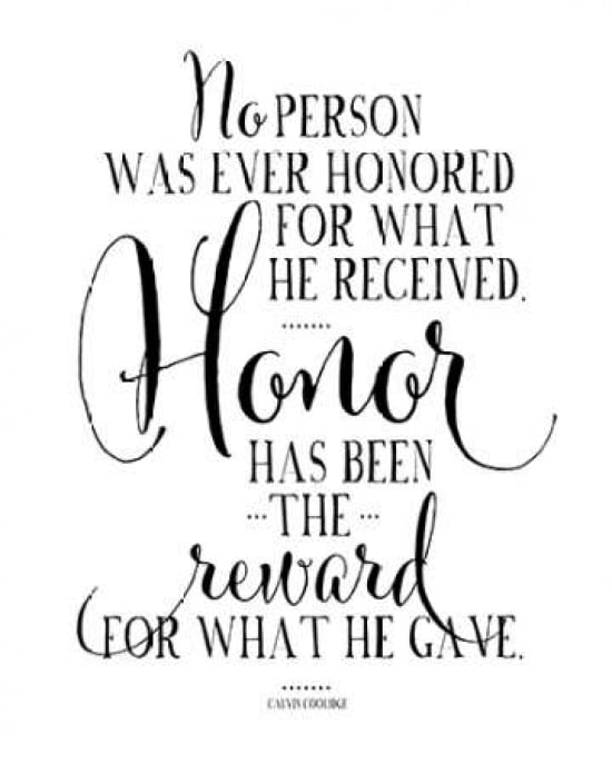 Honor Canvas Art - Amy Cummings (24 x 30)