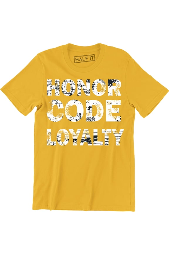 Honor Code Loyalty Military Army American Veteran Flag Loyal Men's T-Shirt