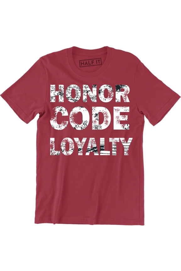Honor Code Loyalty Military Army American Veteran Flag Loyal Men's T-Shirt