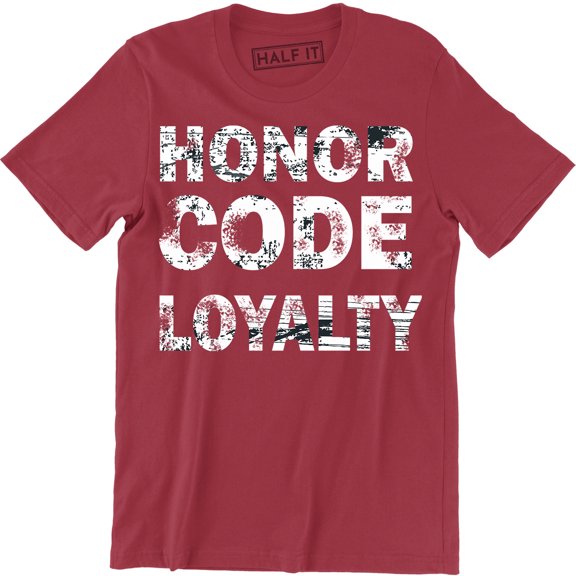 Honor Code Loyalty Military Army American Veteran Flag Loyal Men's T-Shirt