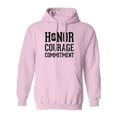 thumbnail image 1 of Honor Courage Commitment Adult Hooded Sweatshirt, 1 of 3