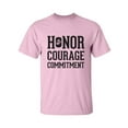 thumbnail image 1 of Honor Courage Commitment Adult Short Sleeve T-shirt, 1 of 4
