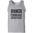 thumbnail image 1 of Honor Courage Commitment Adult Tank Top, 1 of 3