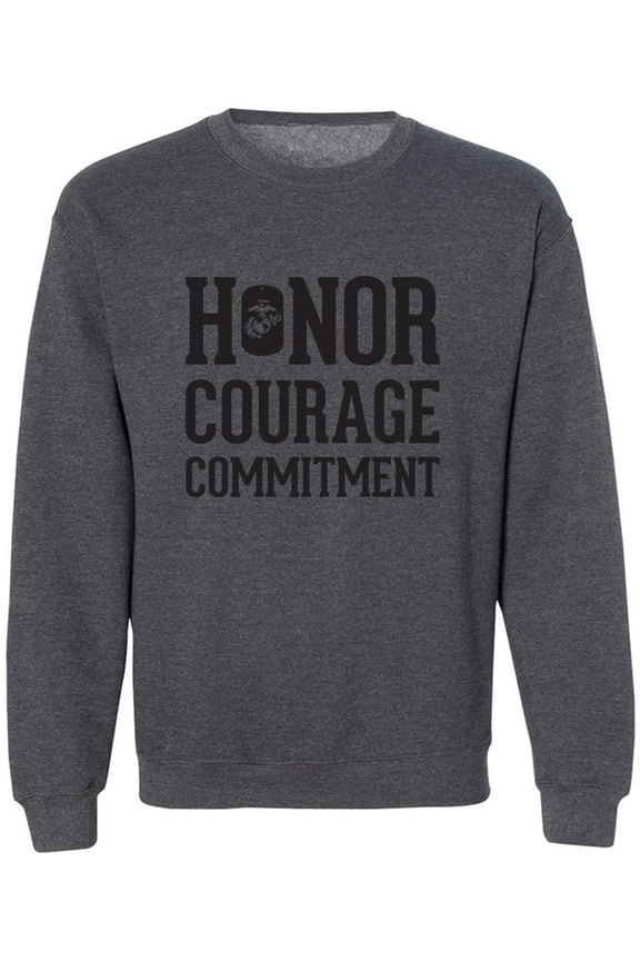 Honor Courage Commitment Crewneck Sweatshirt