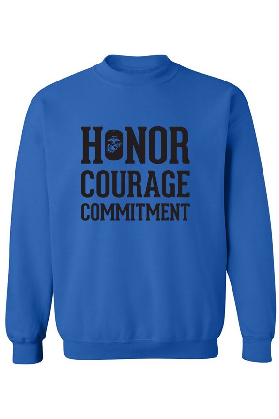 Honor Courage Commitment Crewneck Sweatshirt