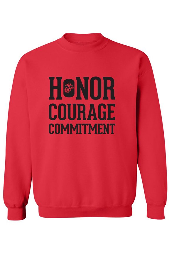 Honor Courage Commitment Crewneck Sweatshirt