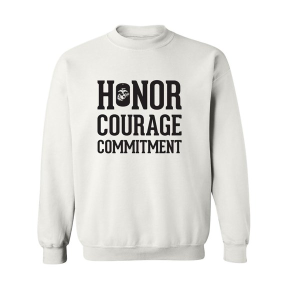 Honor Courage Commitment Crewneck Sweatshirt