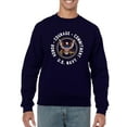 thumbnail image 1 of Honor, Courage, Commitment Navy Sweatshirt Men -Navy Designs, Male Medium, 1 of 4