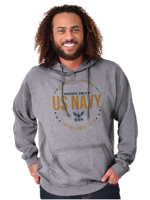 Honor Courage Commitment US Navy Hoodie Sweatshirt Women Men Brisco Brands S
