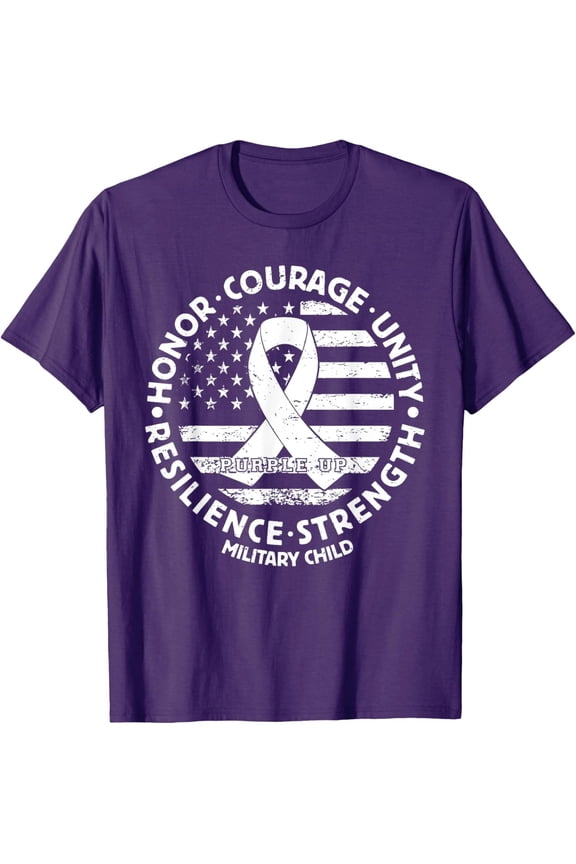 Honor Courage Unity Strength Resilience Military Unisex T-Shirt