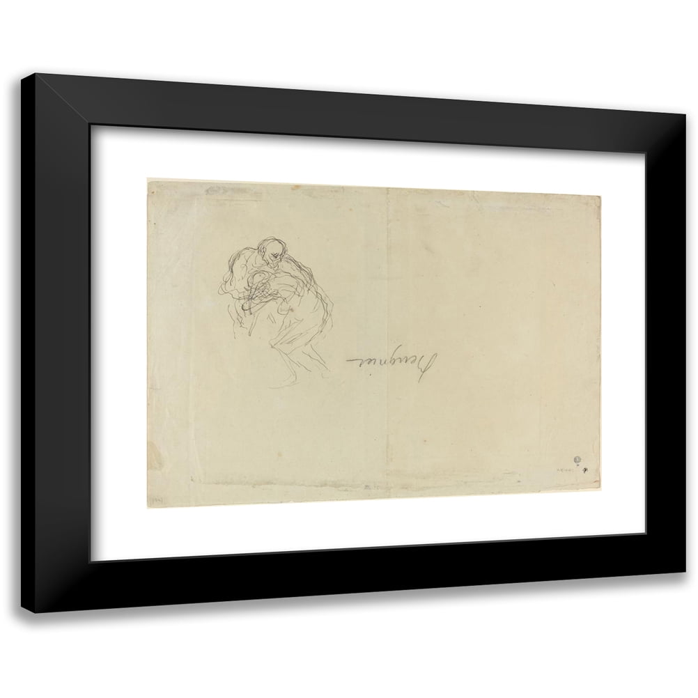 Honoré Daumier 14x11 Black Modern Framed Museum Art Print Titled - The Prodigal Son II