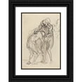 thumbnail image 1 of Honoré Daumier 14x18 Black Ornate Wood Framed Double Matted Museum Art Print Titled - The Prodigal Son Iv, 1 of 5