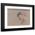 thumbnail image 1 of Honoré Daumier 24x20 Black Modern Framed Museum Art Print Titled - Head of a Man IIi, 1 of 5