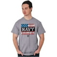 thumbnail image 1 of Honor Navy Courage American Flag Men's Graphic T Shirt Tees Brisco Brands S, 1 of 6