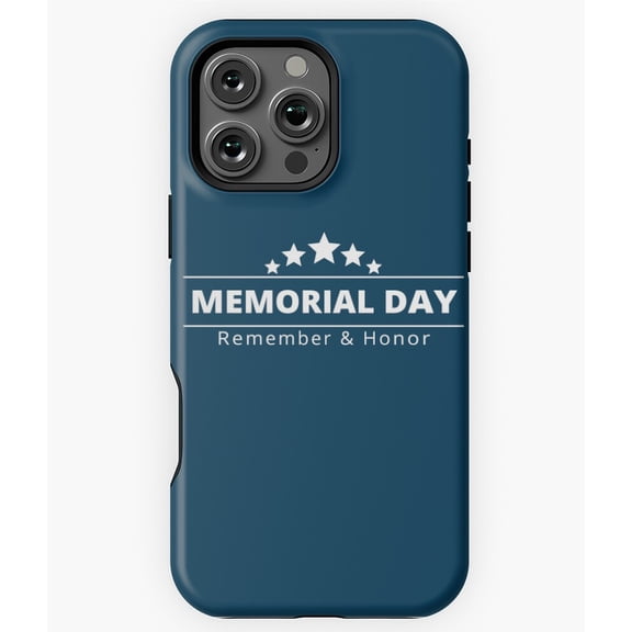 Honor Our Troops Memorial Day Phone Case for iPhone 16 15 14 13 12 11 Pro Max Modern Phone