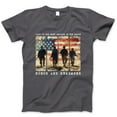 thumbnail image 1 of Honor and Remember T-Shirt – Land of the Free Because of the Brave Patriotic Graphic Tee, Veteran Memorial Day Fourth of July Military Shirt for Men and Women, 1 of 7