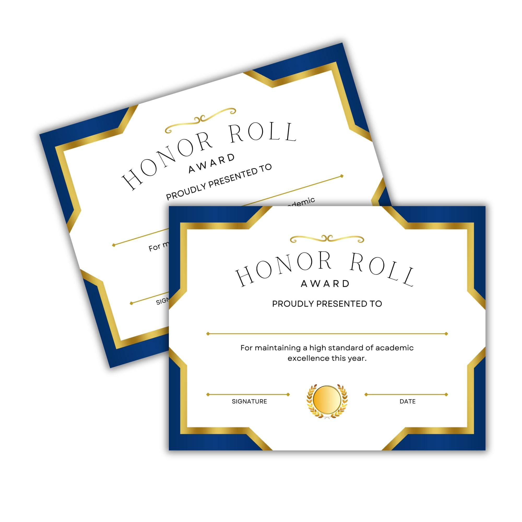 Honor Roll Certificates for Free Printable Ab Honor Roll Certificates