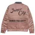 thumbnail image 1 of Honor The Gift Men's Inner City Neighborhood Satin Quilted Jacket (X-Large, Brown), 1 of 10