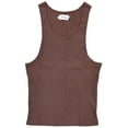 thumbnail image 1 of Honor The Gift Men's LA Embroidered HTG Logo Ribbed Knit Tank Top Shirt (X-Large, Hickory (Brown Wash)), 1 of 2