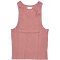 thumbnail image 1 of Honor The Gift Men's LA Embroidered HTG Logo Ribbed Knit Tank Top Shirt (X-Large, Peach), 1 of 2